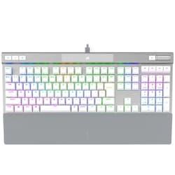 Corsair CH-910951A-JP USB K70 RGB PRO White Gaming Keyboard, 2022 Model, Uses Our Own OPX Axis, 8,000 HZ, Polling Rate Compatible, Removable Palm Rest white K70 PRO OPX