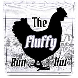 Psler Chicken Coop Signs,Hen House Sign The Fluffy Butt Hen Rooster Shelter Hut Coop Farm Home Kitchen Outdoor Decorations Gamefowl Barn Shed Accessories Decor Decor 12 X 12 Inch Christmas Gifts