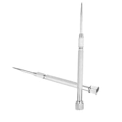 Trinkrittey 2pcs Tungsten Carbide Scribe and Magnet Pocket Scriber Tool Silver Tungsten Steel Glass Cutter Etching Engraving Pen Metal Scribe for Glass/Ceramics/Metal Sheet