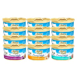 PURINA Fancy Feast Creamy Delights Wet Cat Food Variety Pack (3 Ounce (Pack of 12), Variety Pack)
