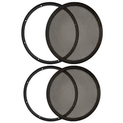Goldwood Sound, Inc. Monitor Subwoofer Part, Heavy Duty Steel Mesh Snap On Woofer Grills for 10