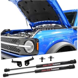 Redline Tuning 21-11039-02 Hood MaxLIFT PLUS System Compatible with Ford Bronco 2021+ (All Black Components - Bolt in System)