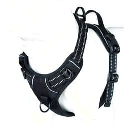 JUXZH Truelove No Pull Dog Harness with Easy Control Handle and 2 Leash Attachments,Reflective Adjustable Pet Vest
