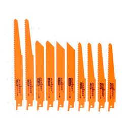 HORUSDY 10-Piece Reciprocating Saw Blades Set, Metal & Woodcutting Saw Blades, Sawzall Blades