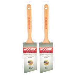 Wooster Brush 4174-21/2 ANG SASH Brush 2.5IN Paintbrush, 2-1/2-Inch Pack of 2