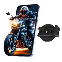 ALAFLY Magnetic Motorcycle Phone Mount, Aluminum Phone Holder for Harley Davidson Motorcycle Gas Tank, Compatible with 3.5~7.5