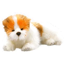 Carl Dick Biewer Yorkshire Terrier Lying 16.5 inches, 42cm, Plush Toy, Soft Toy, Stuffed Animal 2260