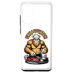 Grandio Design Cook Chef BBQ Grill Cooking Gifts Galaxy S20 Bigfoot BBQ Grillsquatch Sasquatch Barbecue Grill Cook Chef Case