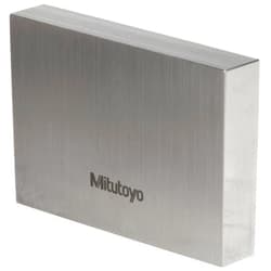 Mitutoyo Steel Rectangular Gage Block, ASME Grade AS-2, 0.125
