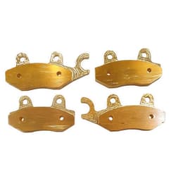 Brass Brake Pads LLC Brass Brake Pads (2 Pair) compatible with Kawasaki 43082-0022, 43082-0023, 43082-0069, 43082-0082, 43082-0126, 43082-0127, 43082-0138, 43082-0146