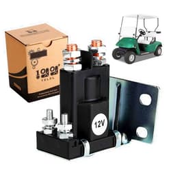 10L0L 12V 4 Terminal Solenoid for EZGO TXT Marathon Gas 2/4 Cycle 1979-1994 Golf Cart 16542-G1, 16542G1, 1133