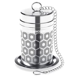 Reinmoson Tea Strainers for Loose Tea, Extra Fine Mesh Tea Infuser, 304 Stainless Steel & Updated Slim Threaded Lid, Loose Leaf Tea Steeper for Black Tea, Rooibos, etc