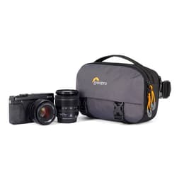 Lowepro Trekker Lite Hp 100, Compact Camera Backpack with Tablet Pocket, Camera Bag for Crop-Sensor Mirrorless Cameras, Ultracinch Compression System, Grey