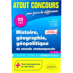 M. Lionel Pourty,M. Pierre Dallenne,Mme Caroline Delbecque,M. Benoît Joulia,Mme Hélène Lafaye,M. Fabrice Lebourg,M. Alain NONJON,M. Emmanuel Naquet,M. Nicolas Smaghue Histoire, géographie, géopolitique du monde contemporain: ECG 1 & 2 (French Edition)