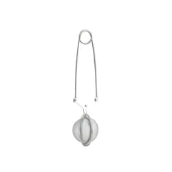 HIC Kitchen Snap Mesh Ball Tea Infuser, 18/8 Stainless Steel, For Loose Leaf Tea and Mulling Spices