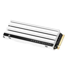 Corsair MP600 Elite 1TB M.2 PCIe Gen4 x4 NVMe SSD – Optimized for PS5 – Included Heatsink – M.2 2280 – Up to 7,000MB/sec Sequential Read – High-Density 3D TLC NAND – White