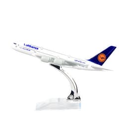 24-Hours Germany Deutsche Lufthansa AG A380 Solid Metal Alloy Model Aircraft
