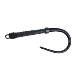 YICHI Rubber Whip Horse Riding Crop Equestrian Sports 23 inch Black White Brown