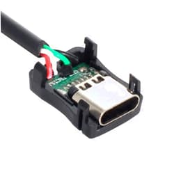 Cablecc 10set DIY 4pin USB 2.0 Type C Female Socket Connector SMT Type with PC Board & Housing & 3.0mm SR