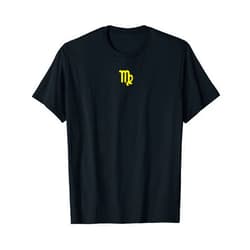 Golden Virgo Zodiac Sign Horoscope Astrology Minimalist Golden Virgo Zodiac Sign Horoscope Astrology T-Shirt