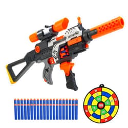 LazyTigris Automatic Electric Toy Gun Sniper with 40 Bullets, Realistic Dart Blasting Gun Toy, Automatic Dart Gun for Boy Ages 6-12 Years Old, Great Birthday Gift for Kids Teens, Summer Present