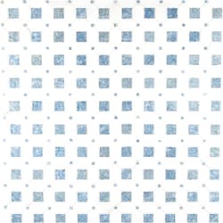 MSI Azula Hatchwork 12 in. x 12 in. Geometric Squares Polished Marble Mesh-Mounted Mosaic Wall Tile for Bathroom, Floor Tile and Kitchen Backsplash, White, Blue