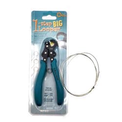Ny6design One Step Looper Plier for Jewelry Making Tool (3mm) Bundle With Silver Wire 22 Gauge 5 Feet