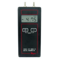 Dwyer® Handheld Digital Manometer, 475-3-FM, 0-200