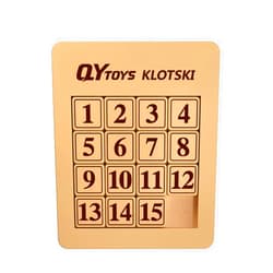 Cuberspeed magnetized Klotski Puzzle Slide Number Puzzle Puzzle Brain Teasers Toy Tangram Jigsaw Intelligence 15 Klotski Puzzle
