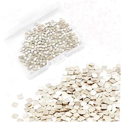AIEX 4 Grams (about 400 pcs) Silver Solder Flux for Jewelry, 2x2mm Precut Silver Solder Chips Ultra Tiny Medium Density Easy Soldering for Jewelry Repair & Making (E Solder, 1325°F)