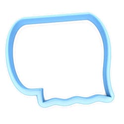 Handmade Sweet Prints Inc Toilet Paper (outline) Cookie Cutter - Dishwasher Safe