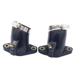 MOTOKU Pack of 2 Carb Carburetor Intake Manifold Joint Boot for Yamaha XVS650 VStar Custom XVS650A V-Star Classic XVS650AT Silverado