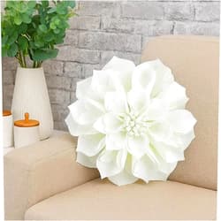 Fennco Styles Handmade 3D Heart-Shaped Petals Flower Decorative Filled Throw Pillow 13