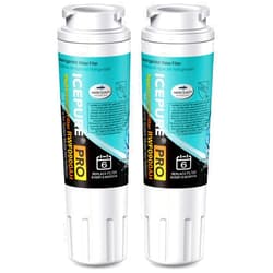 ICEPURE PRO UKF8001 NSF401&473&53&42 Certified Replacement Everydrop EDR4RXD1, Filter 4, Maytag UKF8001AXX UKF8001P, Whirlpool 4396395 WF-UKF8001 FMM-2 MPF15090 SGF-M9 Refrigerator Water Filter 2PACK
