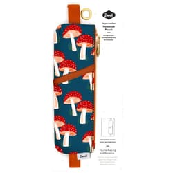 Denik - Navy Mushroom Notebook Pouch