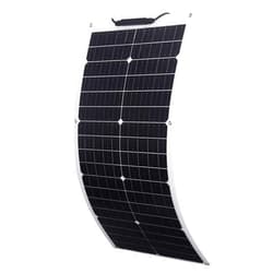 XINPUGUANG 50W 12V Solar Panel Flexible Battery Charger Monocrystalline with PV Connector for RV Boat Cabin Tent Car (50w)