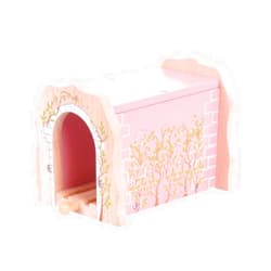 Bigjigs Rail Pink Brick Tunnel - Other Major Wooden Rail Brands are Compatible