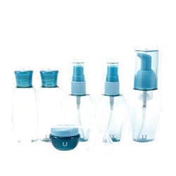 Healifty 1 Set 9pcs Travel Bottles Toiletries Container Refillable Travel Bottle Empty Shampoo Container Empty Travel Bottle Shampoo Bootle Bottled Filling