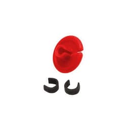 October Mountain Products String Love 2.0 Kisser Button 9/16 in. (25 Pack) Red
