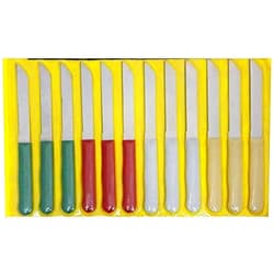 VIRTIONZ Fixwell Multi Purpose Kitchen Knife Set, Stainless Steel Blades, Pack of 12 Knives