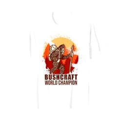 Camping Bushcraft and Survival accessories gifts Bushcrafter Survival Outdoor-Camping Bigfoot-Bushcraft T-Shirt
