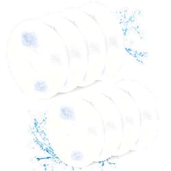 CNCHUROU 8 pack Cat Water Fountain Filter for Catit, Replacement Cat Fountain Filters for Catit Design Senses Fountain/Catit Flower Fountain/Catit Senses 2.0/ Catit Fresh & Clear Stainless Steel
