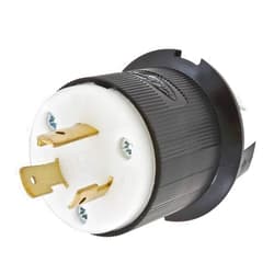Hubbell HBL2321 Hubbell 2321 Twist-Lock Devices 20A, 250V AC, 2 Pole, 3 Wire Grounding Insulgrip Plug 20 AMP 2P
