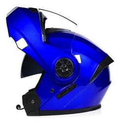 SDFGDFD Bluetooth Modular Helmet, Full face Motorcycle Anti-Collision Helmet has obtained DOT/ECE Certification, Full Face Motorbike Helmet Double-Layer Sun Visor Inner Shirt Detachable