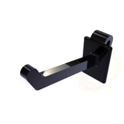 WM Display Group Black Metal Power Wing Panel Hook Peg Hook with Bin Tag Holder 10 Each
