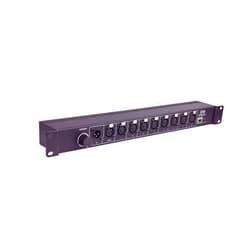 DMXNET 8-port Opto-Isolated DMX Splitter/Amplifier/Isolator, LED Indicator, USB Adjustable Work Light, DMX VIEW Function, Bulit-in Termination, XLR-3PIN,19 Inch Rack Mountable(RDM not Supported)