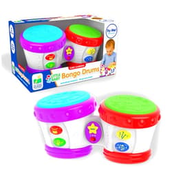 The Learning Journey Early Learning - Little Baby Bongo Drums - Electronic Musical Toddler Toys & Gifts for Boys & Girls Ages 12 Months & Up - Award Winning Musical Learning Toy, Multi