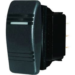 Blue Sea Systems Water Resistant Black & Gray Contoura III Switches