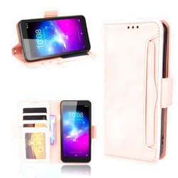 QiongNi Case for ZTE Quest 5 Z3351S Leather Case,Case for ZTE Blade A3 2019 / Blade L8 Case Cover,Case for Case for ZTE Blade A31 Lite/Blade A31 L Case Flip Pu Leather Cover Pink