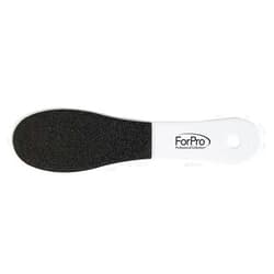 ForPro Professional Collection One ‘N Done Pedi File, Disposable Pedicure File for Feet & Heels, Double-Sided, Black 60/White 180 Grit, 9.5” L, 12-Count